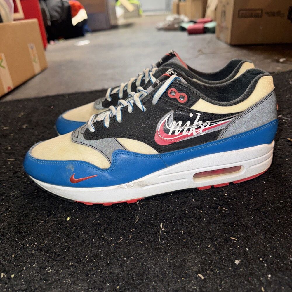 Nike Mens Air Max 1 CT1623-001 Multicolor Lace Up Low Top Sneaker Shoes Sz 8.5 - Picture 3 of 7